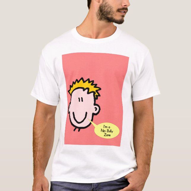 T-shirt Nenhuma zona da intimidação (Frente)