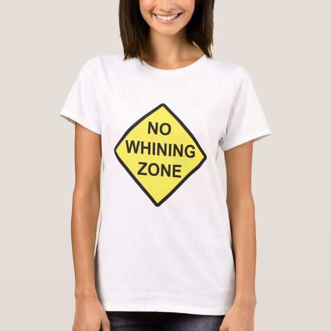 T-shirt Nenhuma zona de lamentação (Frente)