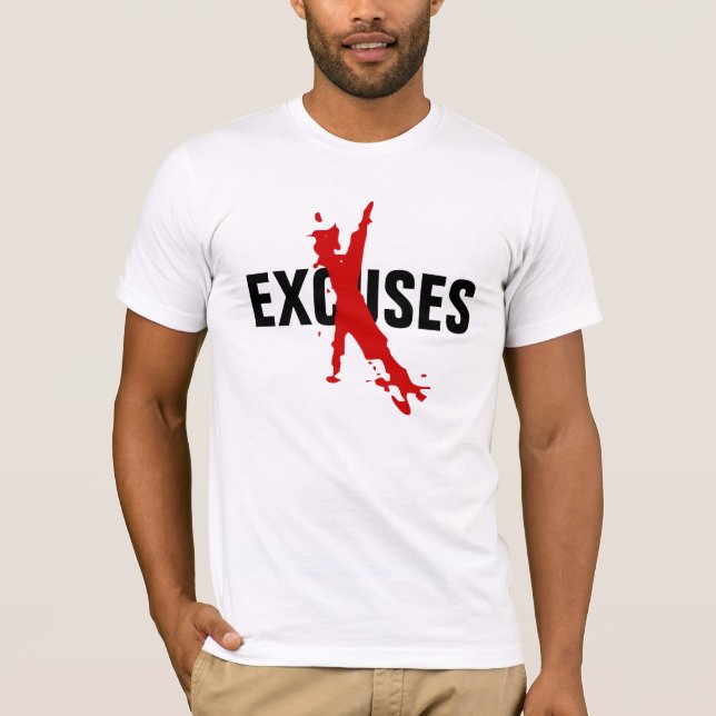 T-SHIRT NENHUMAS DESCULPAS (Frente)