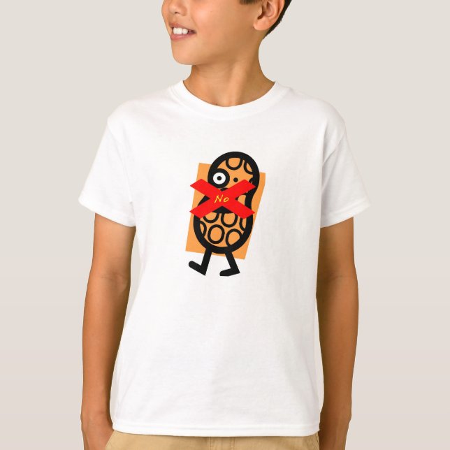 T-shirt Nenhuns amendoins para mim (Frente)