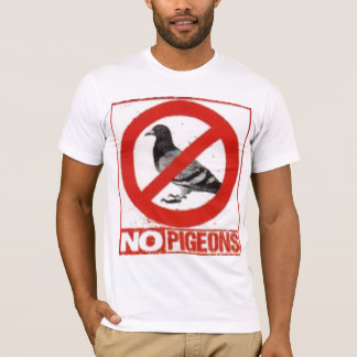T-shirt nenhuns pombos