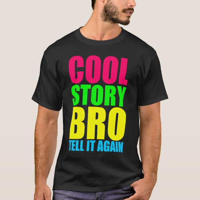 T-shirt Neon Cool Story (Frente)