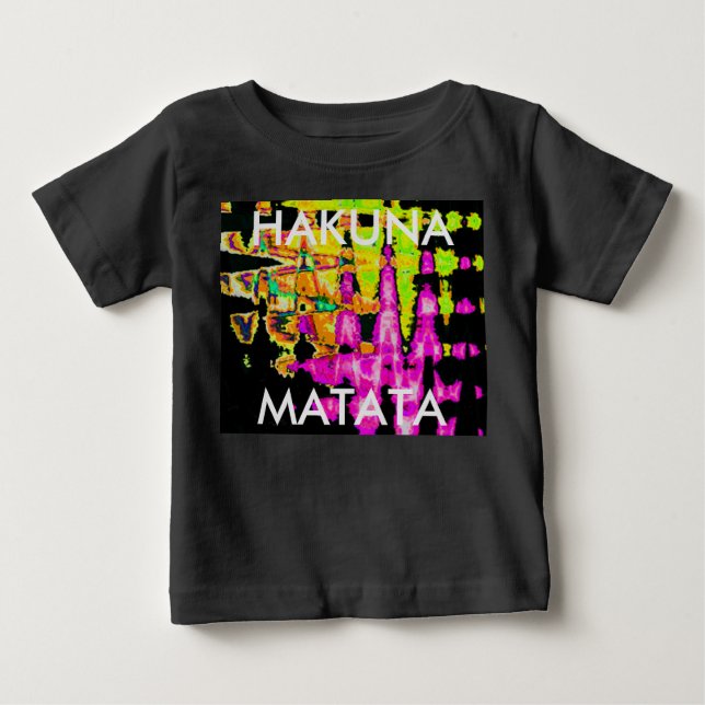 T-shirt Neon Glitch Abstrato Art Impressão (Frente)