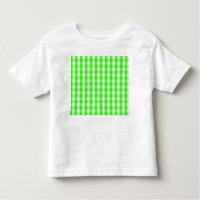 Neon Green Gingham Patterno de Shirley Taylor