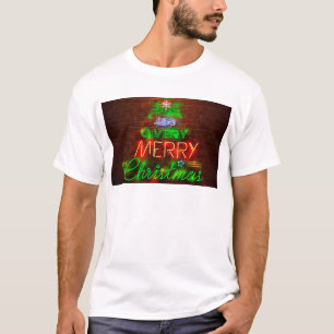 T-shirt Neon Tenha Um Feliz Natal
