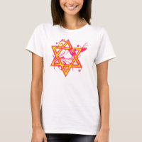 Neon Tropical Hibiscus Star de David