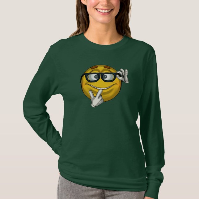 T-shirt Nerd - Toon - obscuridade (Frente)