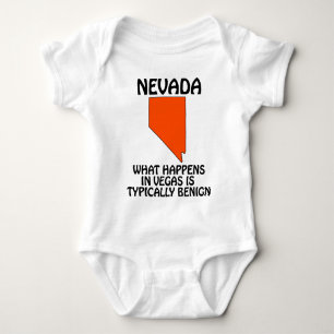 T-shirt Nevada - O Que Acontece Em Vegas É Geralmente Beni