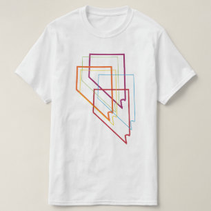 T-shirt nevada pride blur