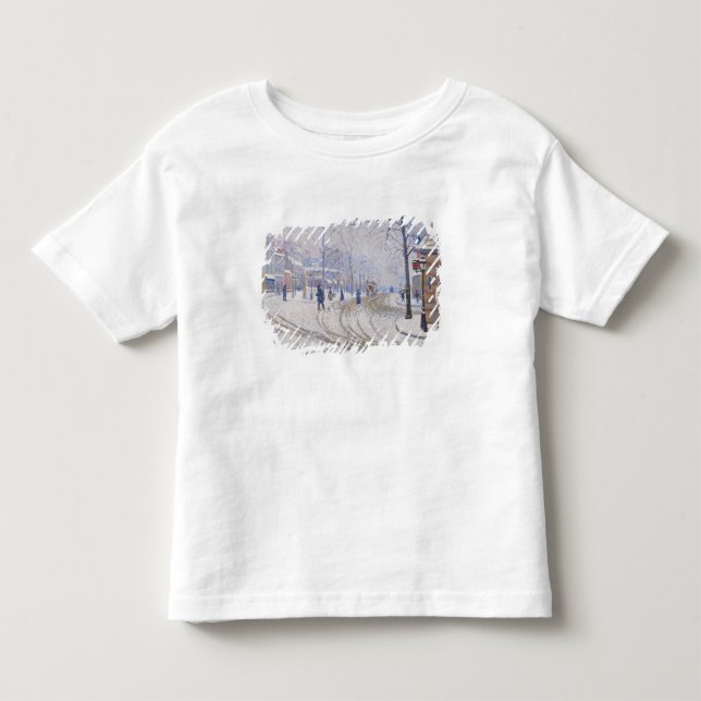 T-shirt Neve, Bulevar de Clichy, Paris, 1886 (Frente)