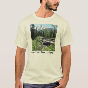 T-shirt Neve do primavera de Tetons e ponte grandes da