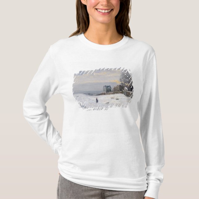 T-shirt Neve em Montmartre, 1869 (Frente)
