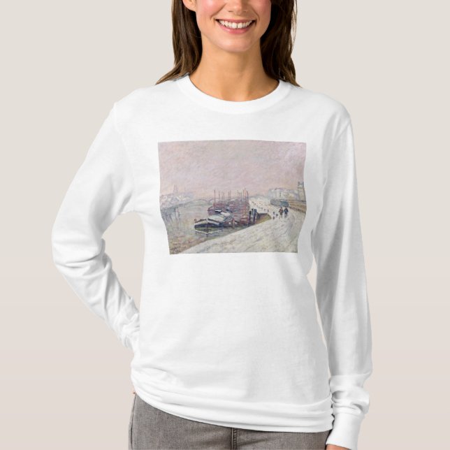 T-shirt Neve em Rouen (Frente)