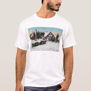 T-shirt Neve sobre a casa TopsNome, AK