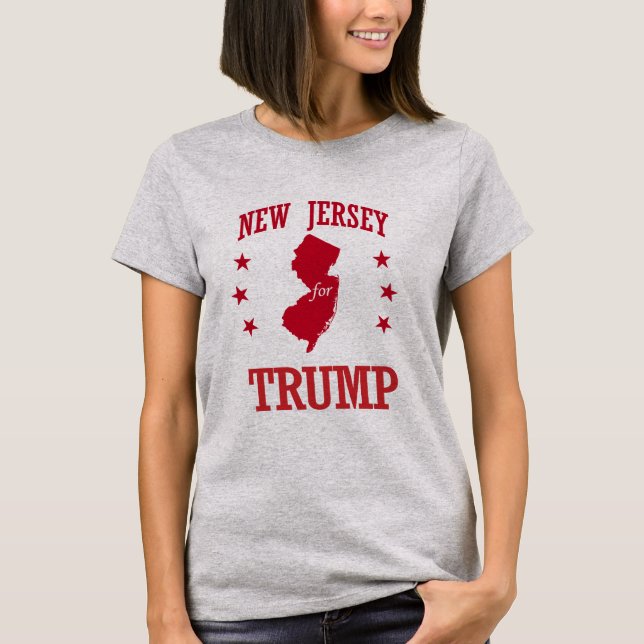T-SHIRT NEW-JERSEY PARA DONALD TRUMP (Frente)