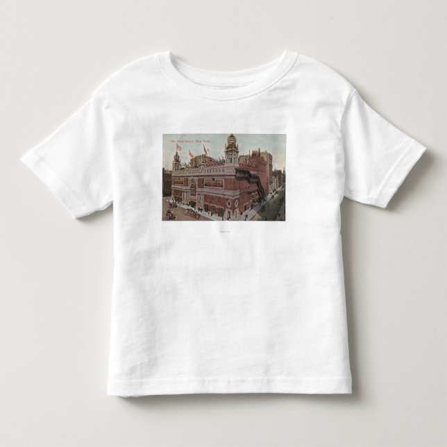 T-shirt New York, NY - o hipódromo (Frente)