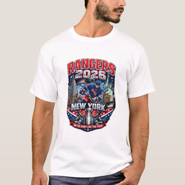  T-Shirt New York Rangers 2026 (Frente)