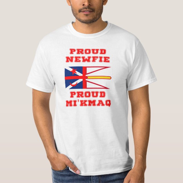 T-SHIRT NEWFIE ORGULHOSO MI'KMAQ ORGULHOSO (Frente)