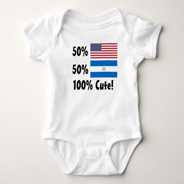 T-shirt Nicaraguan 100% do americano 50% de 50% bonito (Frente)