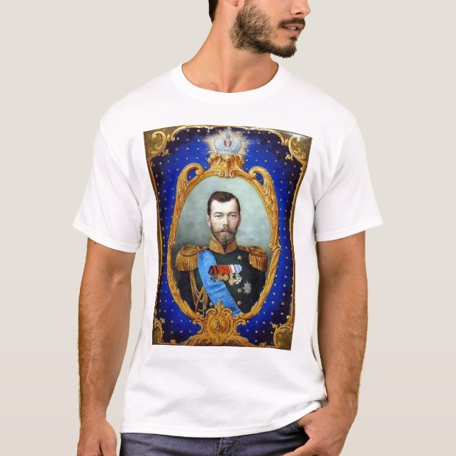 T-shirt Nicholas II - Azul (Frente)