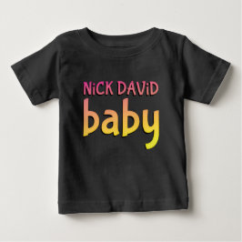 T-shirt NiCK DAViD baby - Logotipo Kid City