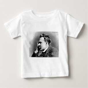 T-shirt Nietzsche "Não Matar U" Citando presentes e Camise