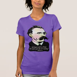 T-shirt Nietzsche - realidade da arte v.