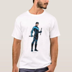 T-shirt Nightwing looks right