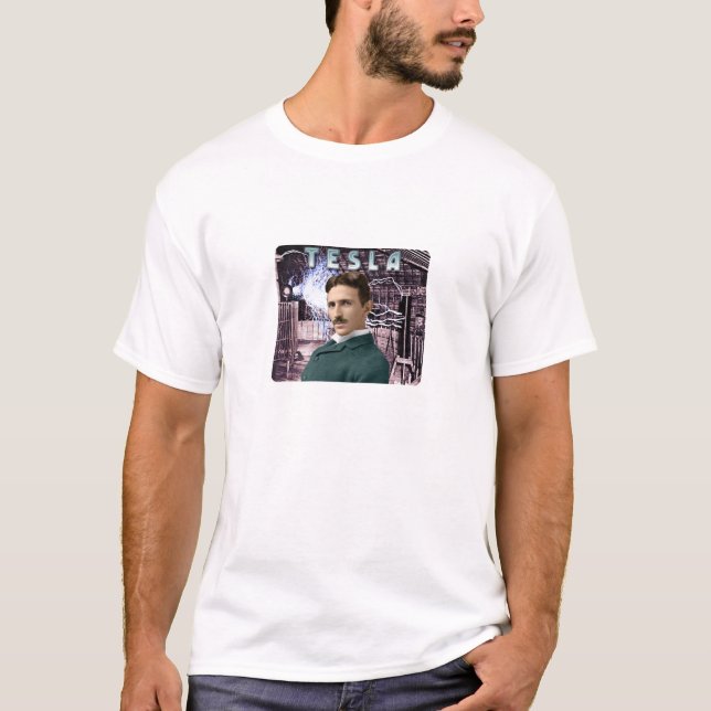 T-shirt Nikola Tesla (Frente)