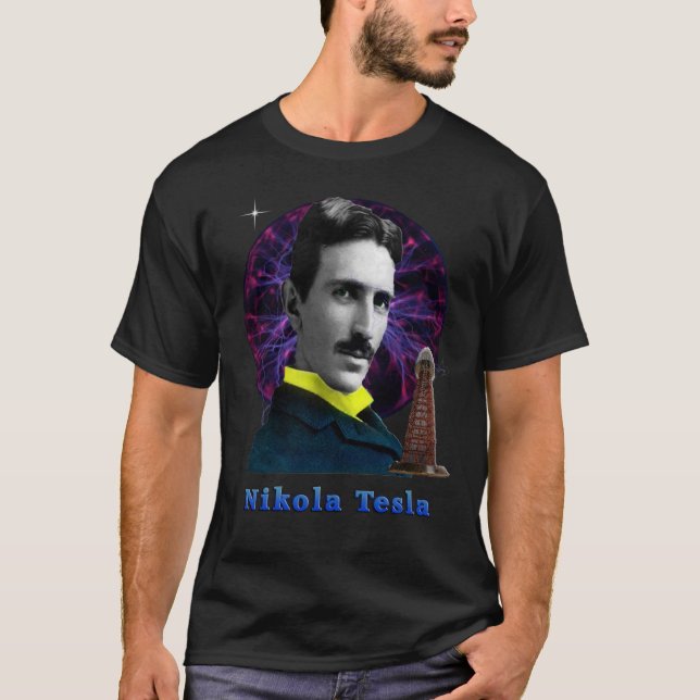 T-shirt Nikola tesla (Frente)