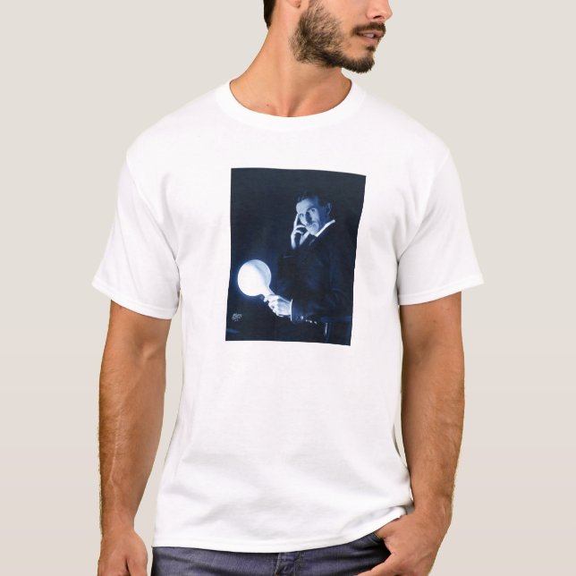 T-shirt Nikola Tesla (Frente)