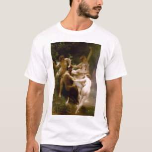 T-shirt Ninfas e Satyr, William-Adolphe Bouguereau