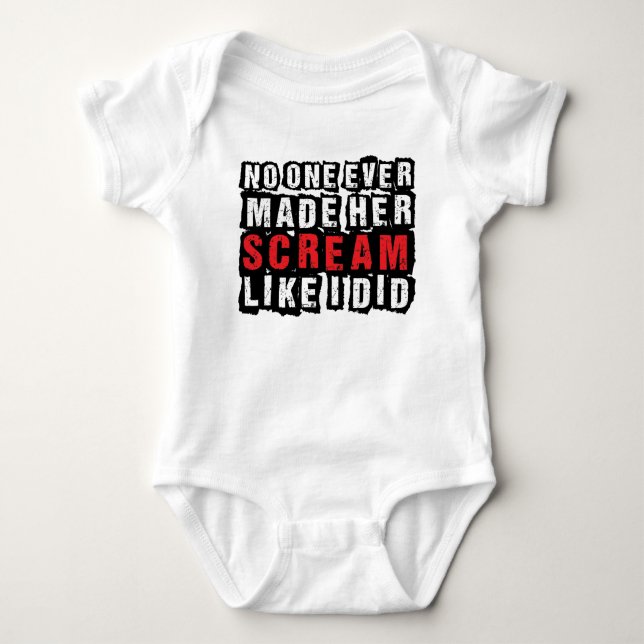 T-shirt Ninguém Fez Sua Gritar Como Se Eu Fizesse O Bebê (Frente)