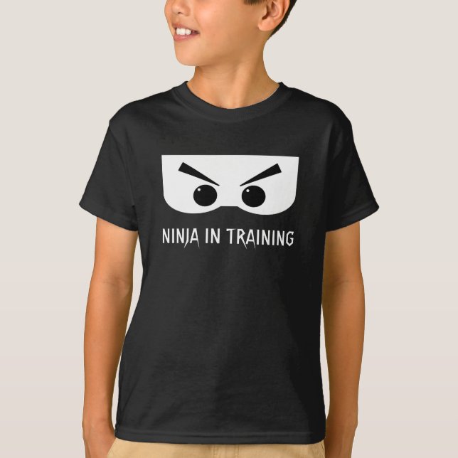T-shirt Ninja no treinamento (Frente)