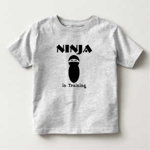 T-shirt Ninja no treinamento