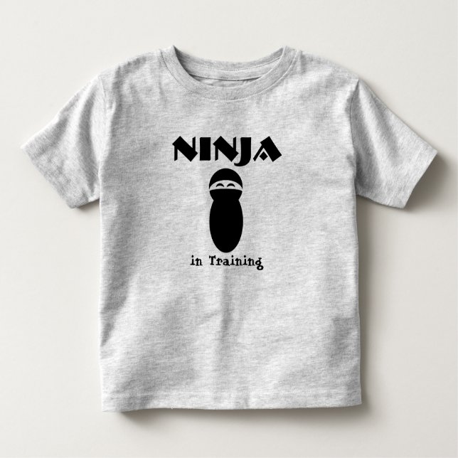 T-shirt Ninja no treinamento (Frente)