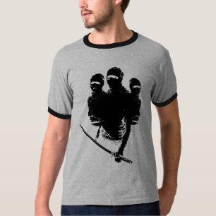 T-shirt ninjas dos tres