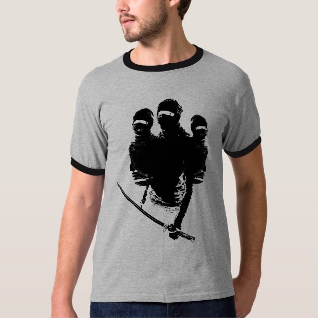 T-shirt ninjas dos tres (Frente)