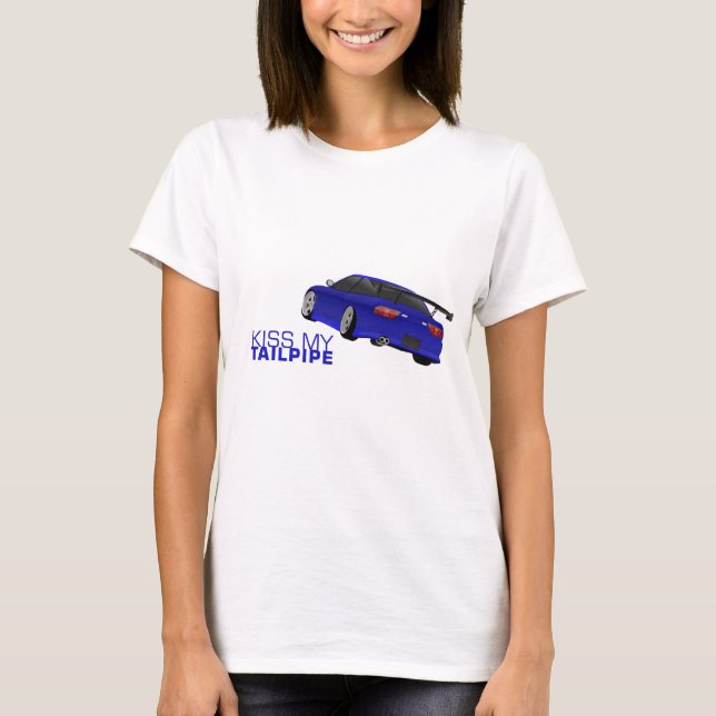 T-shirt Nissan s13 (180sx/200sx/240sx) - Azul (Frente)