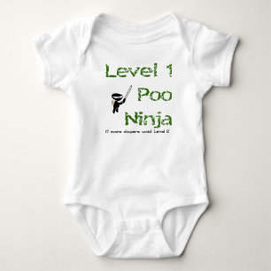 T-shirt Nível 1 Poo Ninja