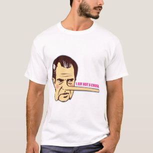 T-shirt Nixon, eu não sou um trapaceiro