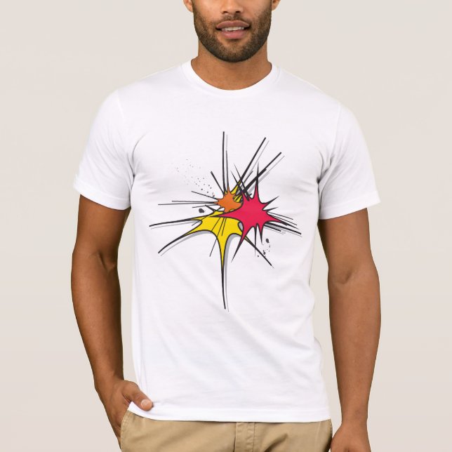 T-shirt no7 abstrato (Frente)