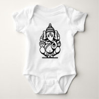 No. 4 do elefante de Ganesha (preto)