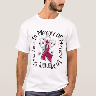 T-shirt No herói da memória o anjo voa a anemia da célu