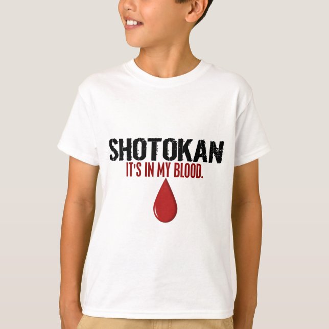 T-shirt No Meu Sangue, SHOTOKAN (Frente)