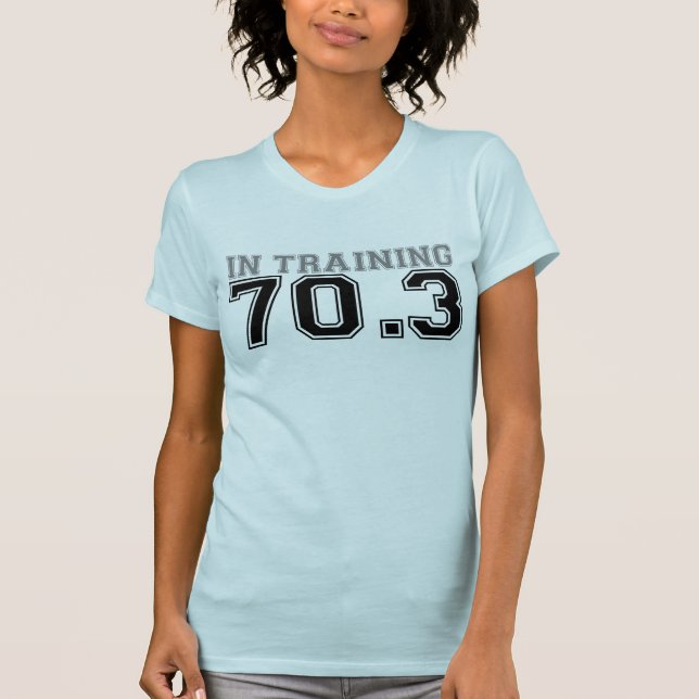 T-shirt No T do treinamento 70,3 (Frente)