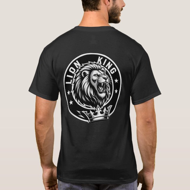 T-shirt noir Lion King (Verso)
