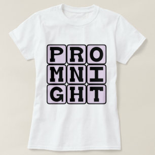 T-shirt Noite de Gala, Celebração no Ensino Médio