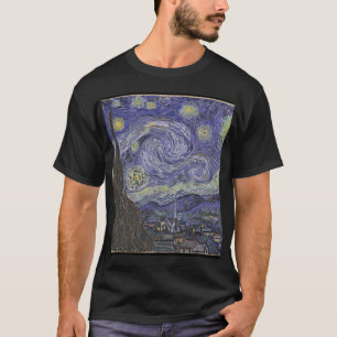 T-shirt noite de vangogh-estrelada