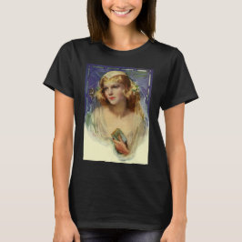 T-shirt Noiva antiga segurando uma Bíblia, Casamento Relig